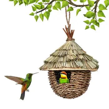 [ STOC GATA ] Păsări Agățat Colibele Fermecător Decorative păsări Cuib Casa Curte Gradina Gazon Decor