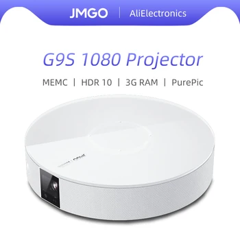 JMGO G9S 1080P Proiector MEMC LED DLP Inteligent Android 800 Ansi lumeni Videoproiector 3D Pentru Home Theater