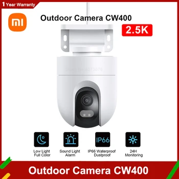 Xiaomi Camera în aer liber CW400 2.5 K Smart 360 PTZ WiFi CCTV de Supraveghere Video Webcam IP66 rezistent la apa Mi Acasă Secuirty Camere IP