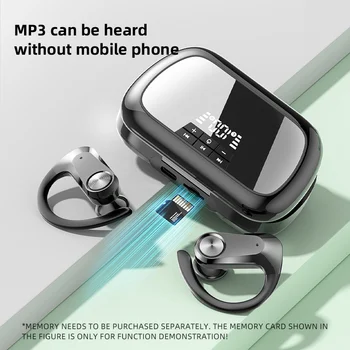 Cu suport TWS Bluetooth MP3 setul cu Cască Poate fi Conectat la TF Card de Încărcare a Compartimentului, de Mare Putere Afaceri de Sport Căști fără Fir