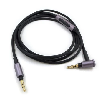 Potrivit pentru MDR-100ABN 1A, MDR-100X MSR7 WH-1000XM2 XM3 XM4 WH-H900N 800 Cablu Căști cu Microfon Audio Cablu 150cm