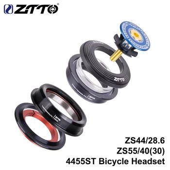 ZTTO 4455ST MTB Cască ZS44 ZS55 Conice Drepte Universal 1,5 Inch 28.6 mm Furca Zero Stack Semi-Integrat Cu Cupe Biciclete Rutier