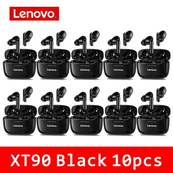 Lenovo Original XT90 10buc Mini TWS set cu Cască Bluetooth Wireless 5.0 Căști Buton Tactil IPX5 Dopuri de urechi 300mAh cu Microfon