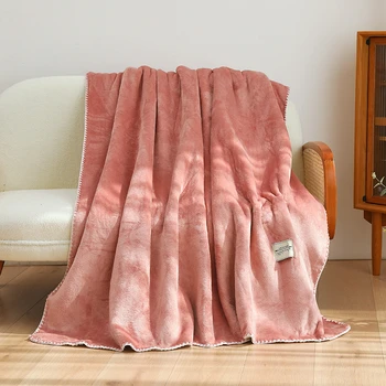 Lightweight Fleece Pătură de Canapea Moale de Pluș Cuvertură De pat pe Pat Pufos de Lux Decorative Canapea, Pături