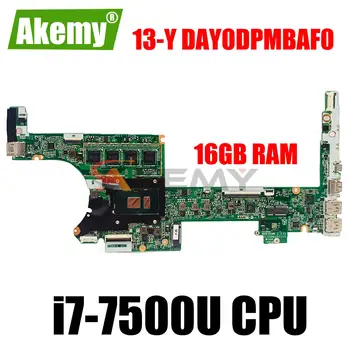 Placa de baza 906722-601 906722-001 Pentru HP ENVY X360 CONVERTIBILE 13-Y Laptop Placa de baza DAY0DPMBAF0 i7-7500U CPU 16GB RAM