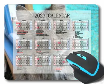 2023 Calendar Mouse Pad,semafor Cer Nori Desktop Notebook Mouse-ul Mat pentru Lucru și Jocuri