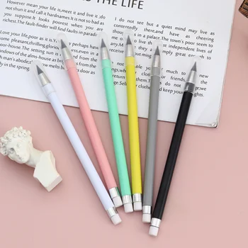 5pcs Culoare Veșnică Creion de Bază rezistent la Uzura Nu este Ușor Pentru a Rupe Creioane Rechizite Portabil Înlocuibile Pen