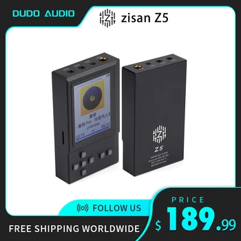 Zisan Zishan Z5 ES9039 HiFi Audio MP3 Muzica Lossless Player USB DAC cu LDAC APTX-HD Bluetooth WIFI DSD 3.5/2.5/4.4 mm Echilibrat