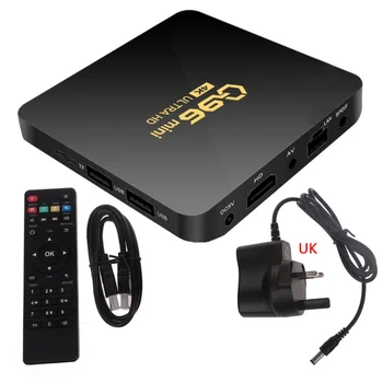 Q96 TV Set-top Box 2.4 G WIFI HD4K TV Box Suport Amlogic S905L Quad Core 2+16GB Rj45 Media Player H265 Casa Noua Dropship