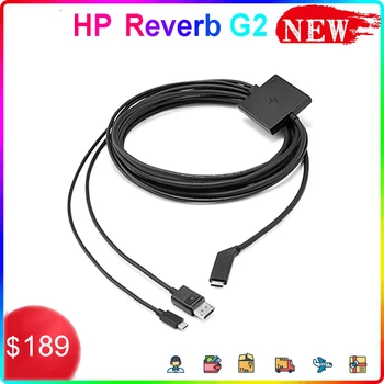 100 Original Pentru HP Reverb G2 6M Cablu de Căști VR Link-ul de Cablu de Conectare Cablu de Realitate Virtuală, Jocuri PC