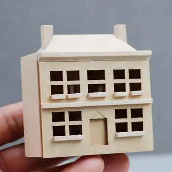 Papusa Casa Vila de Trei-dimensional de Dimensiuni Mici Decorative Pretinde Juca Mini Casa Mica Model de Casa Mica Model Copii Cadou