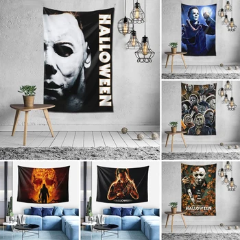 Acasă decor de film horror de halloween mare agățat de perete tapiserie cortina tv fondul fata de masa pentru petrecere dormitor 230x180cm tapiz
