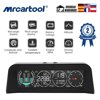 MRCARTOOL M80 GPS+OBD Inteligent de Vehicul Multifuncțională Head-up Display Poate Citi Date în timp Real de Ieșire Din ECU