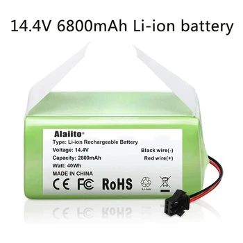 14.4 V 6800mAh Li-ion Baterie pentru pentru Conga 990 1090 Tesvor X500 Ecovacs Deebot N79 N79S DN622 Eufy RoboVac 11 11S RoboVac 30
