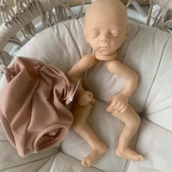 15Inch Bebe Papusa Reborn Kit Binecuvântarea Precoce Dimensiunea Copil de Dormit Diy Neterminate Nevopsite Gol Piese Papusa cu Corpul de Pânză