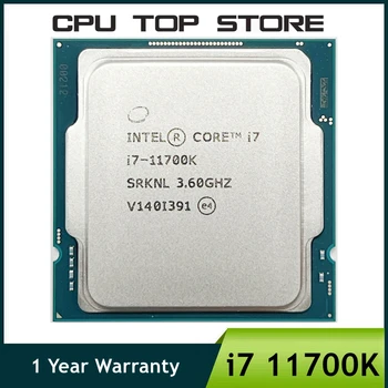 Folosit Intel Core I7 11700K I7-11700K 3.6 GHz cu Opt nuclee Șaisprezece-threaded 16M 125W LGA 1200 Procesor