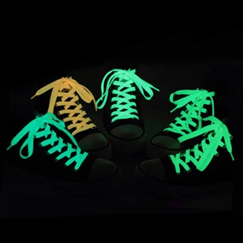 1 Pereche 120CM Sport Șiret Luminoase Pantofi de Panza Accesorii Glow În Întuneric Cadou Patine cu rotile Șireturi de Pantofi Accesorii