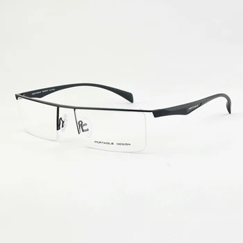 Ochelari pătrați Cadru bărbați P8332 Retro Optice baza de Prescriptie medicala Miopie Hipermetropie Ultralight cutie Mare de Ochelari de vedere Barbati TR90 Ochelari