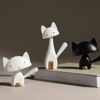 Nordic Pisoi Animale de Casa Moderna Hol Living cu TV Cabinet de Masă Magazin de Accesorii Decorative, Figurine Decor Acasă