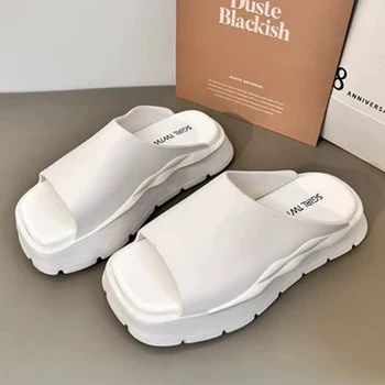 Apartamente Platforma Pantofi Papuci Femei Vara Sandale 2023 Nou Flip-Flops Casual Designer Sandale De Mers Pe Jos Mujer Pantofi De Acasă Diapozitive