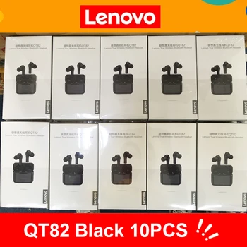 Original Lenovo QT82 10buc TWS Căști BT5.0 Pavilioane Wireless Charging Box 9D Stereo Impermeabil Căști Cu Anulare a Zgomotului