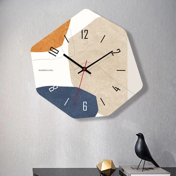 ceas camera de zi ceas simplu Nordic casa de moda ceas de perete ceas modern, creativ, montat pe perete special în formă de cuarț ceas