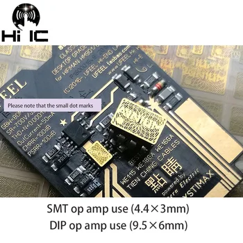 1BUC HI-END Audio Chip Op Amp Aliaj Patch Collectes Elimină fără stăpân Undele Electromagnetice Absoarbe Elimină Micro Vibratii