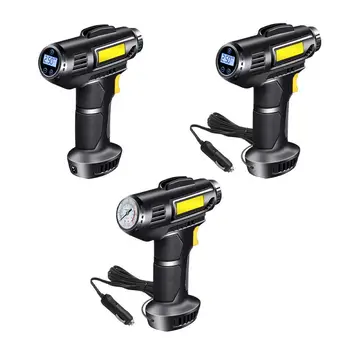 Portabil Anvelope Pneumatice 12 LED Reîncărcabilă Lanterna Auto Shut-Off Presiune Digitală pentru Baschet Motocicleta
