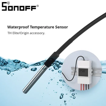Cele mai noi SONOFF Senzor Senzor de Temperatura DS18B20 RL560 Extensie Cablu 5M Conector RJ11 Adaptor Pentru Sonoff-LEA Elita/TH Origine