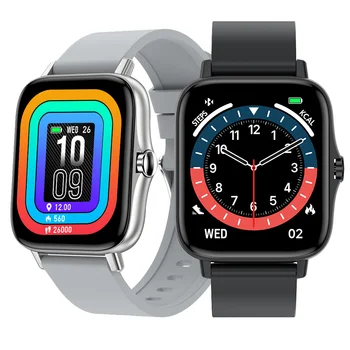 1.7 Inch Full HD Touch Ceas Inteligent Bărbați Bluetooth Apel Tensiunii Arteriale Rata de Inima Tracker de Fitness Smartwatch Femei de Control de Muzică
