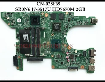 StoneTaskin Renovate pentru Dell Inspiron 5423 Laptop Placa de baza NC-028F69 I3-3217U I5-3317U SR0N9 I7-3517U DDR3L HD7670M 2GB