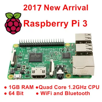 Raspberry Pi 3 Model B 1GB RAM, Quad Core 1.2 GHz 64 de biți CPU WiFi si Bluetooth