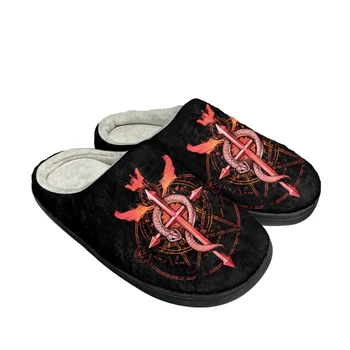 Edward Elric Fullmetal Alchemis Acasă Bumbac Personalizate Papuci Mens Sandale Femei Pluș Casual Incalzi Pantofii Termică Papuci De Casă