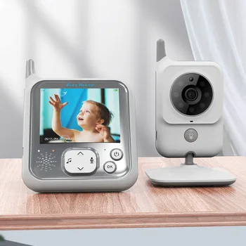 3.2 inch Wireless Video Color Baby Monitor Lumina de Noapte portabil pat Nanny Camera de Securitate de LED-uri IR Viziune de Noapte interfon