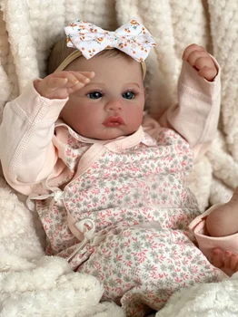 17inch Terminat Deja Renăscut Baby Doll Lunca Corp Moale 3D Skin Pictata cu Visbile Vene Colectie de Arta Papusa Cadou de Crăciun