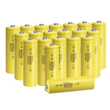 4/10/20PC PKCELL 1.2 V AA Ni-Cd Baterie 2A NiCd Baterii AA Reîncărcabile Industriale Butonul de sus 300MAH Pentru lanterna jucarii