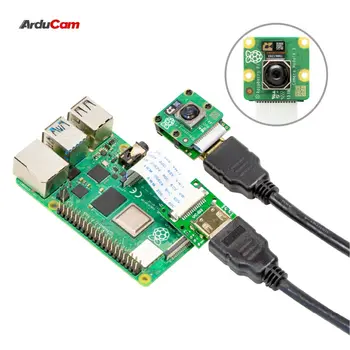 Arducam CSI pentru Cablu HDMI Modul de Extensie cu 15pin 60mm FPC Cablu pentru Camera Raspberry Pi V3/V1/V2/HQ (Pachet de 2, 1 Set)