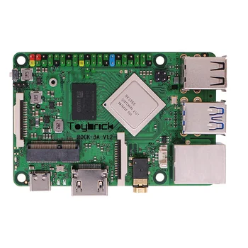 Pentru Rock Pi 3A Rockchip RK3568 Quad Core Cortex-A55 RAM WiFi6+Bluetooth, Android 5.0 11 NPU AI Consiliului pentru Dezvoltare (2GB)