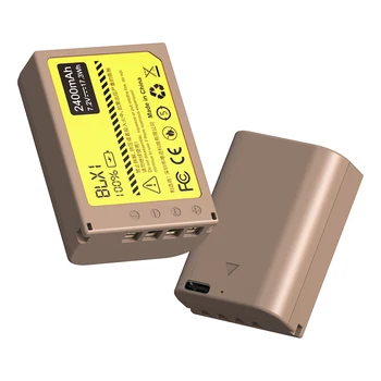 Ulanzi Olympus BLX-1 Tip Baterie Litiu-Ion Cu USB-C, Portul de Încărcare pentru OLYMPUS OM-1 2400mAh DSLR aparat de Fotografiat Baterie