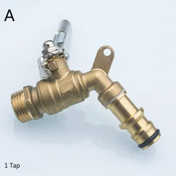 De uz casnic în aer liber, anti-furt de cupru robinet din alamă robinet de apă cu blocare cheie DN15 spalatorie auto pistolul de apă de conectare rapidă mașină de spălat