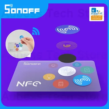 SONOFF NFC Tag EWeLink Smart Home 215 Chip 540 Bytes Smart Tag-uri de comenzi Rapide Atingeți Pentru a Declanșa Scenă Inteligentă Pentru NFC Telefoane