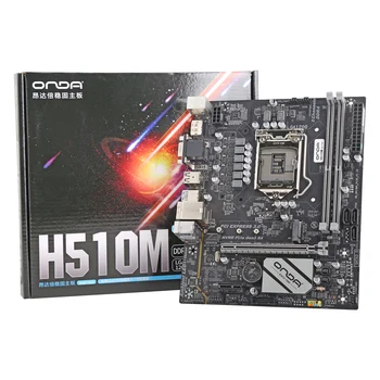 ONDA H510M Placa de baza LGA 1200 Suport Intel Core i3/i5/i7/i9 10/11-Procesor Dual-channel DDR4 Memorie VGA+ADAPTOR+DP H510