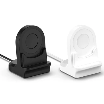 XXUD Hands Free Cablu de Suport Rack Incarcator Stand Portabil Ceas Cablu de Încărcare Silicon Suportul de Bază Compatibile pentru a Viziona Muguri