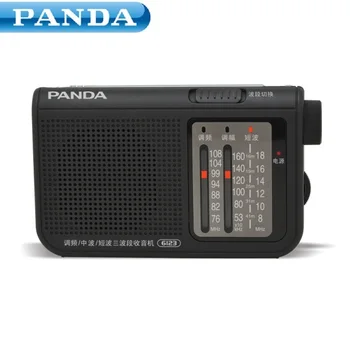 PANDA 6123 Radio 2 Trupa Portabil Multiband Căutare Manuală Semiconductoare Retro Filetate Buton