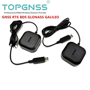 TOPGNSS 2 BUC rtk gps receptor gnss de ieșire NMEA0183 RTCM cablu 2m PL2303 USB conector TOP608 USB GLONASS BDS GALILEO QZSS