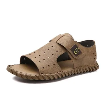 Vara sandale stil de moda pentru bărbați de agrement de conducere pantofi în aer liber pantofi de plaja si respirabil scobite pantofi pentru bărbați D167