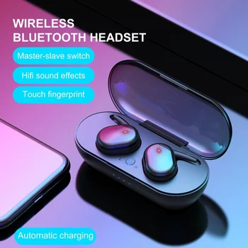 Y30 TWS Bluetooth căști Căști fără Fir, căști de Control Tactil Sport Căști Microfon Căști Muzică pentru xiaomi, huawei