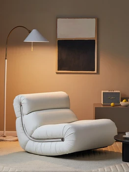 Autentice din piele de balansoar, stil Italian, lux, living lounge scaun, extrem de simplu de soare de masă, de uz casnic leneș sof