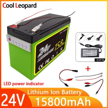 18650 24V 15800mAh Li-ion Baterii Built-In BMS Cu Indicator LED de Putere,Pentru Pulverizatoare Lampa Solara Strada 24V Acumulator Litiu-Ion