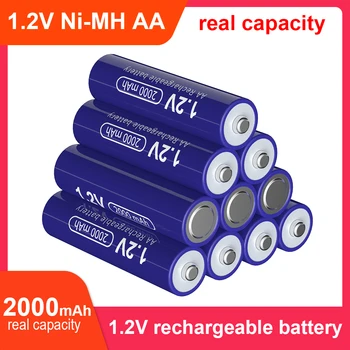 R7 2000mAh 1.2 V AA Baterii Reîncărcabile aa Ni-MH 100% reale capacitate Baterii AA Reîncărcabile pentru Microfon,Camera foto ,Jucarii